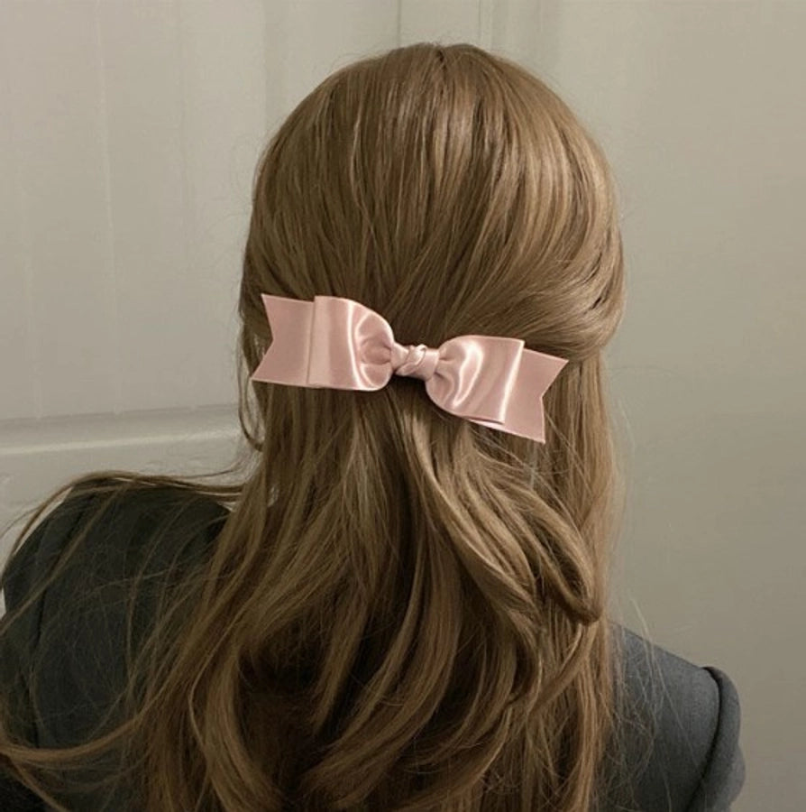 Women's Vintage Style Bow Knot Cloth Hair Clip