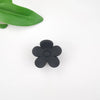 cute korean style flower plastic resin stoving varnish hair claws