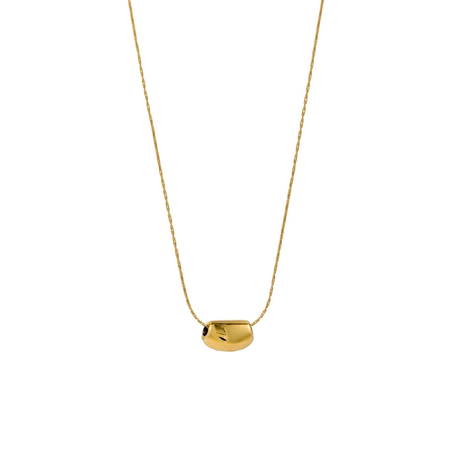 Jewelry Simple Style Geometric 304 Stainless Steel 18K Gold Plated Pendant Necklace