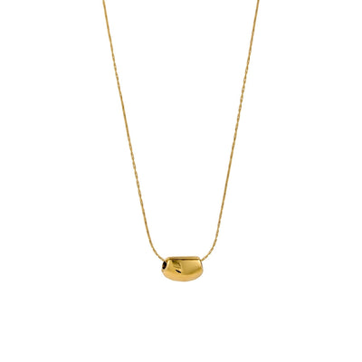 Jewelry Simple Style Geometric 304 Stainless Steel 18K Gold Plated Pendant Necklace
