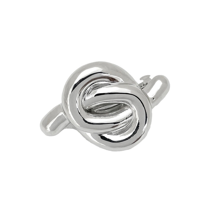 Women's Simple Style Classic Style Solid Color Alloy Criss Cross Tassel Plating Hair Clip