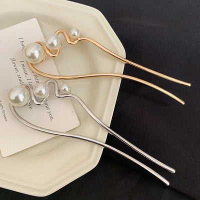 Women's Simple Style Classic Style Geometric Alloy Plating Hairpin