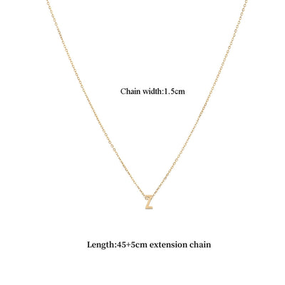 Jewelry Casual Classic Style Letter 201 Stainless Steel 304 Stainless Steel Pendant Necklace