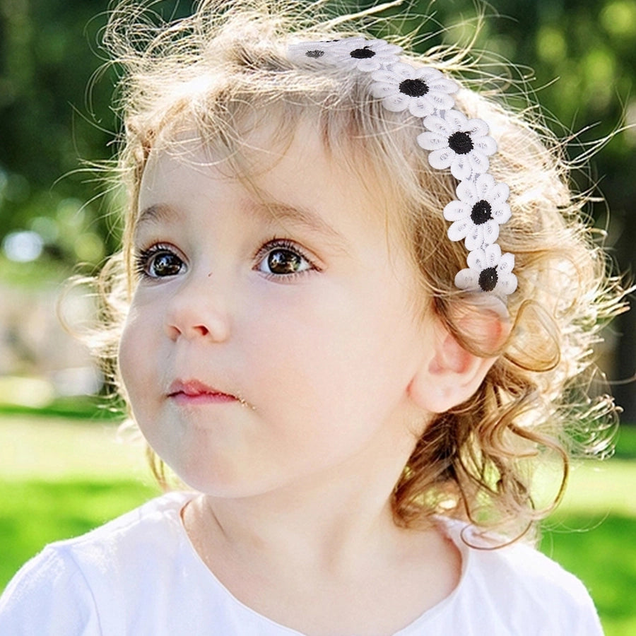 sweet simple style flower cloth hair band