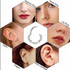 1 Piece Nose Rings & Studs Elegant Luxurious Simple Style Irregular Pure Titanium Titanium Alloy Zircon Ear Cartilage Rings & Studs Nose Rings & Studs