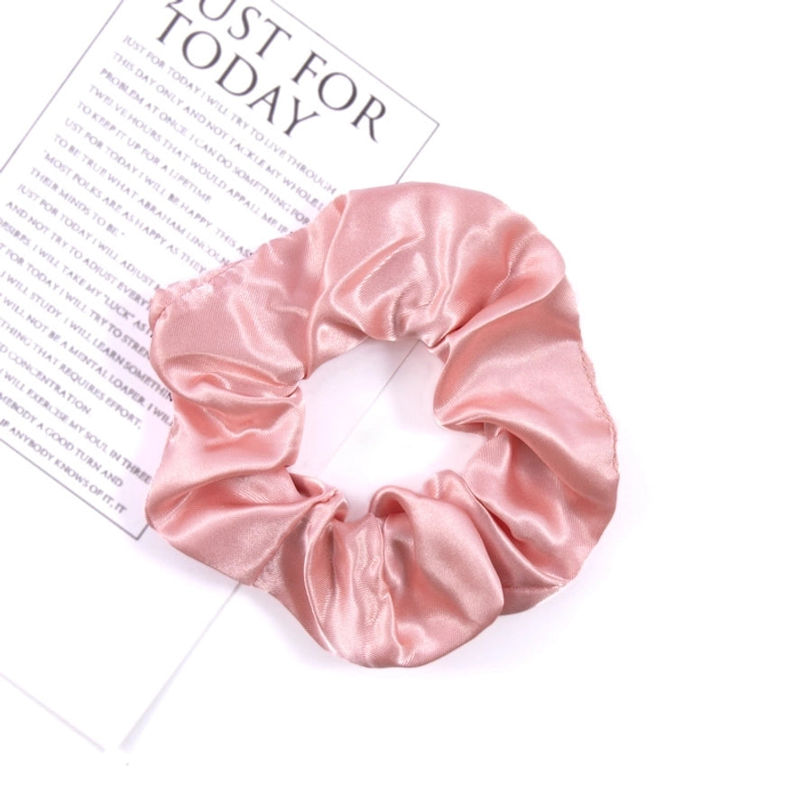 simple style solid color cloth hair tie