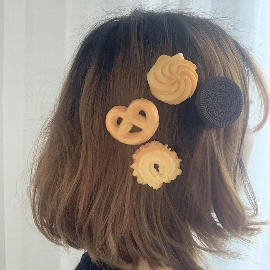 Women's Cute Geometric Plastic Resin Hair Clip