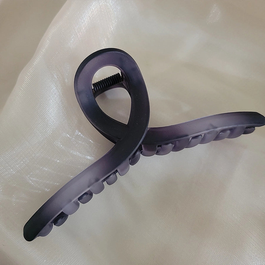 Korean-style Bright Face Non-scratch Disc Hair Clip Women's Large Frosted Elegant Shark Clip Back Head Hairpin Headwear Hair Clip