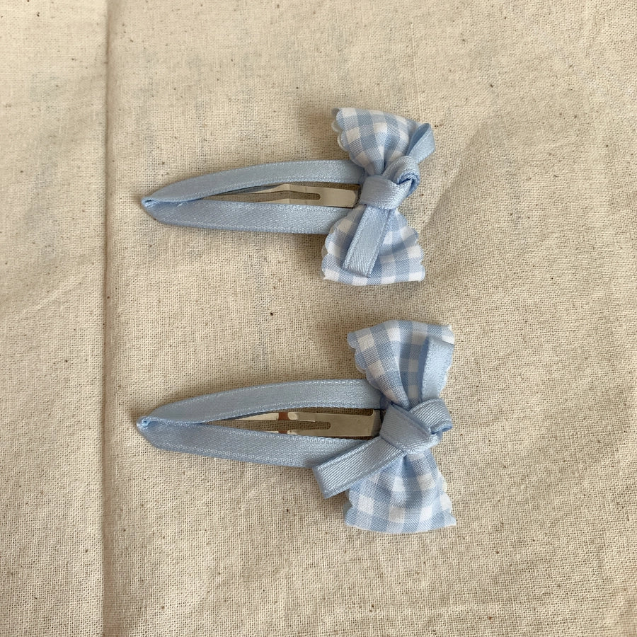 Women's IG Style Sweet Bow Knot Cloth Hair Clip