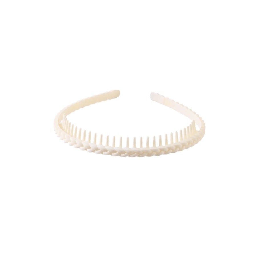 Women's Simple Style Solid Color Plastic Stoving Varnish Hair Band