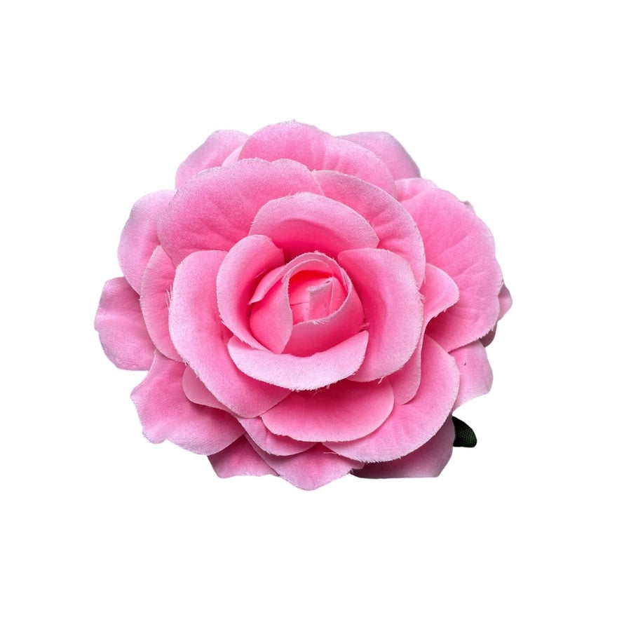 red rose flower hair clip prom party simulation flowers corsage bride 11cm hair card