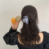 korean shark vertical clip horsetail medium hair clutch