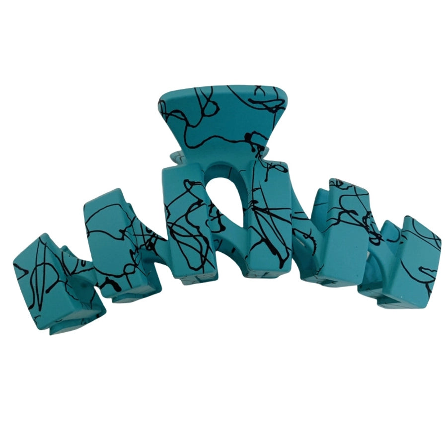 simple style artistic lines plastic hair claws