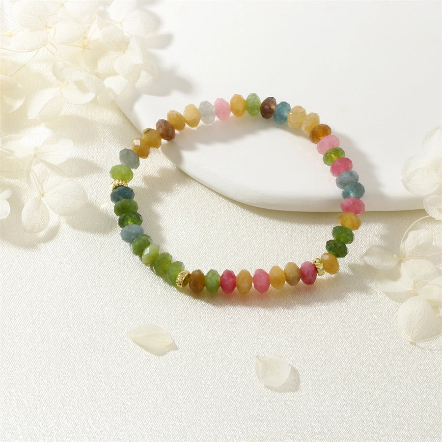 IG Style Handmade Round natural stone  Copper Bracelets In Bulk