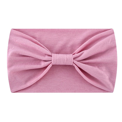 fashion plaid bow knot cloth pleated hair band 1 piece