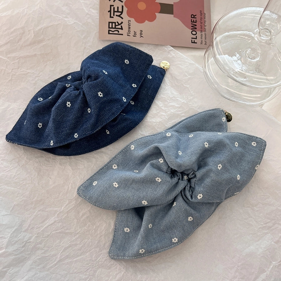 Women's Casual Simple Style Flower Cloth Handmade Hair Tie