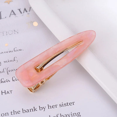 retro color block polka dots acetic acid sheets hair clip 1 piece