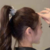 fashion bunny ears crown alloy plating inlay artificial gemstones pearl hair claws 1 piece