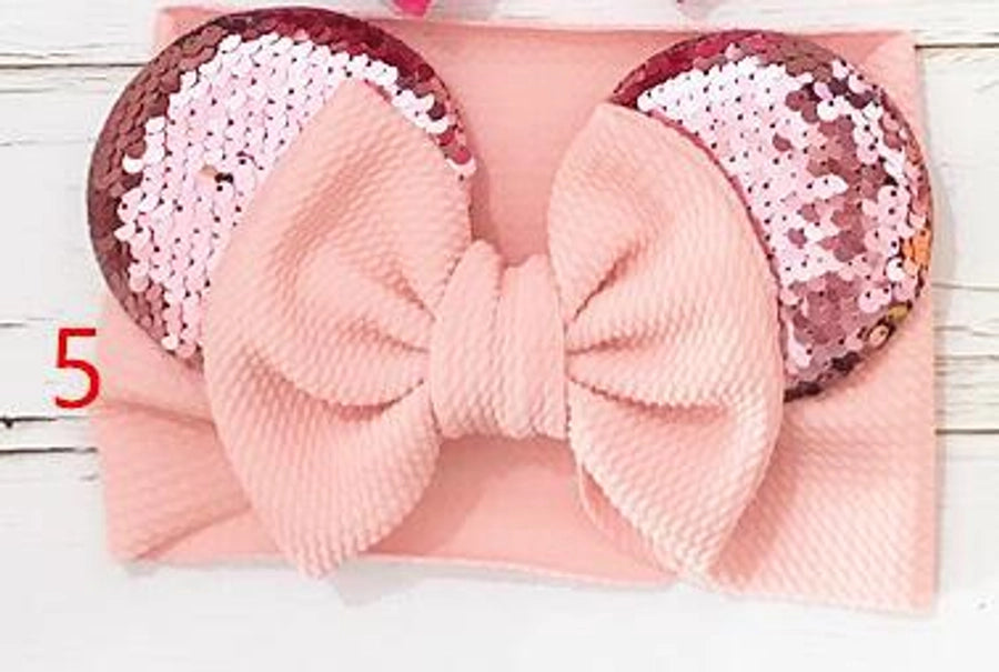 cute bow knot cloth hair band 1 piece