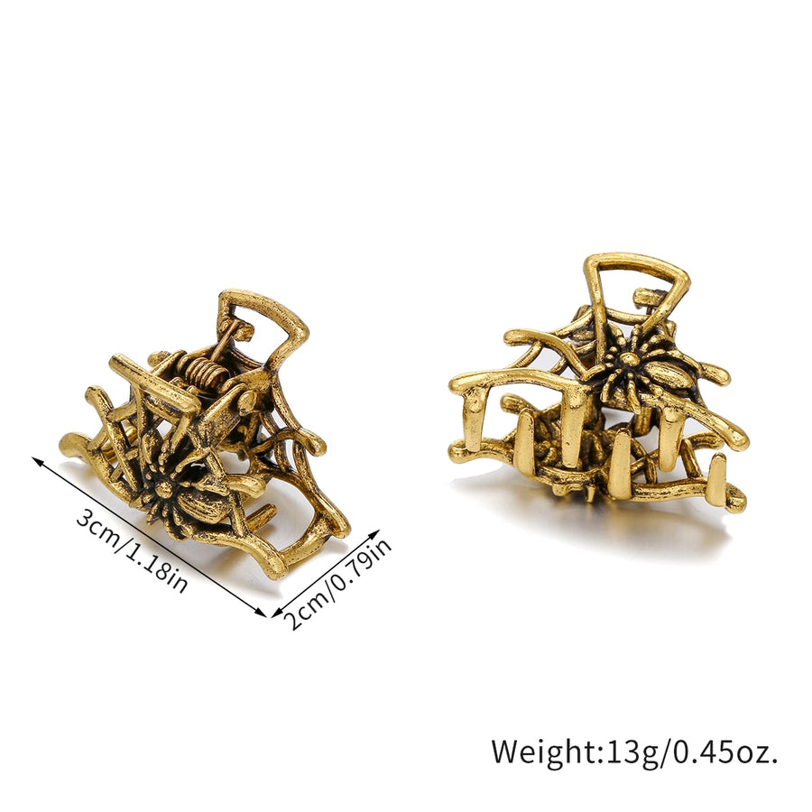 Halloween Funny Streetwear Women's Spider Alloy Hair Claws
