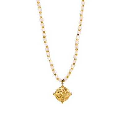 Jewelry Simple Style Geometric 304 Stainless Steel 18K Gold Plated Pendant Necklace