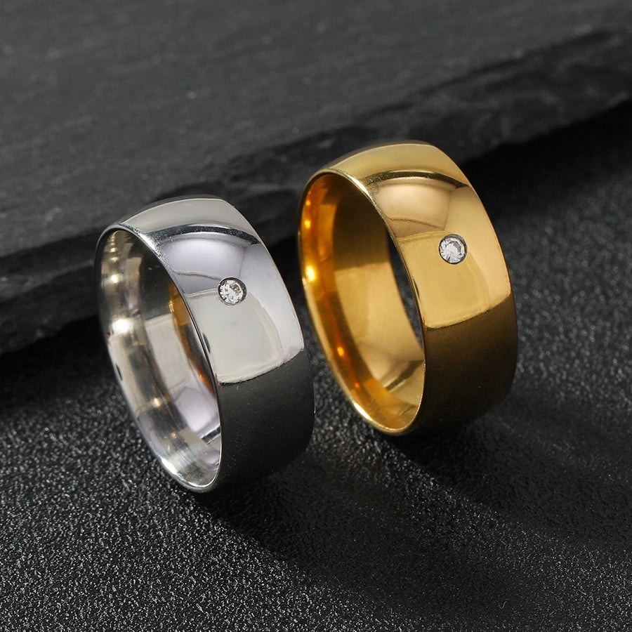 Jewelry Simple Style Classic Style Geometric 201 Stainless Steel Rings