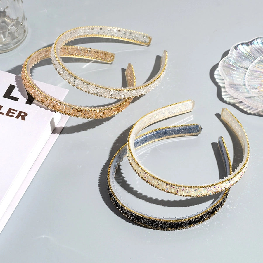 women's retro c shape rhinestone handmade hair band