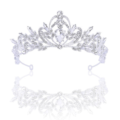 Simple Fashion Bridal Crown  Popular Wedding Headwear Diamond Baroque Bridal Crown Accessories