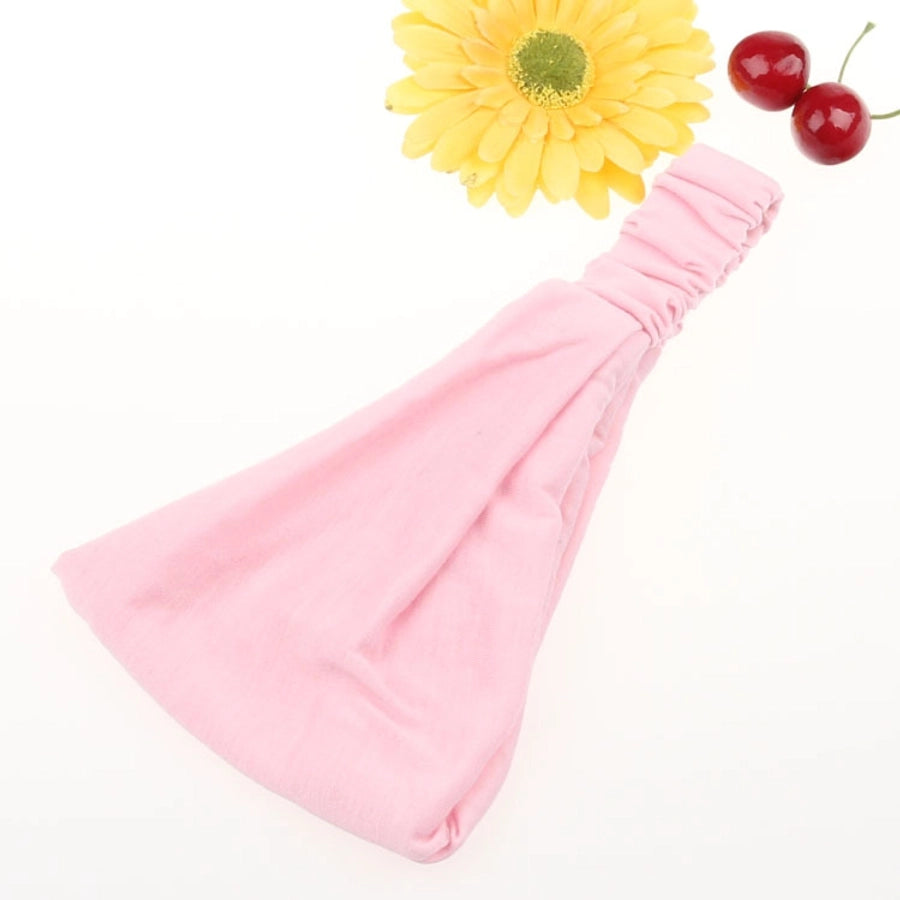 fashion solid color cotton hair band