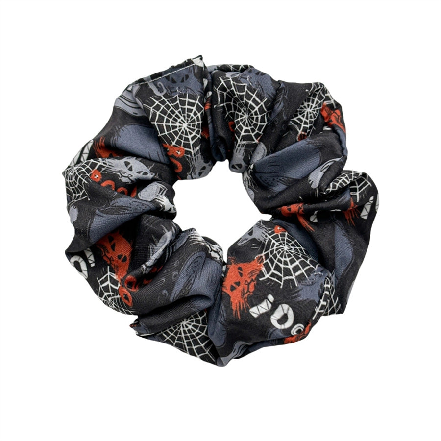 New Halloween Hair Ring  Hair Accessories Large Intestine Hair Ring  Hot Selling Product Festival Pumpkin Ghost Bat Head