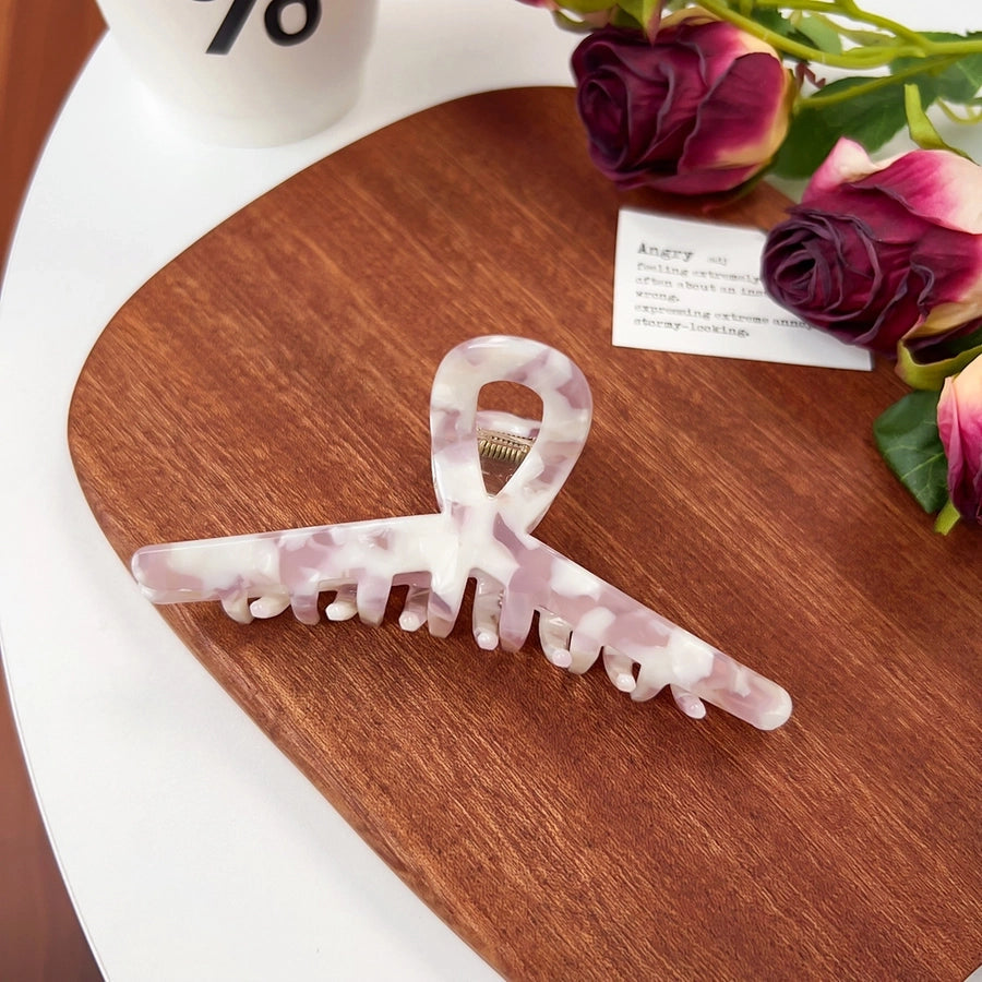 Women's Casual Marble Acetic acid sheets Hair Claws