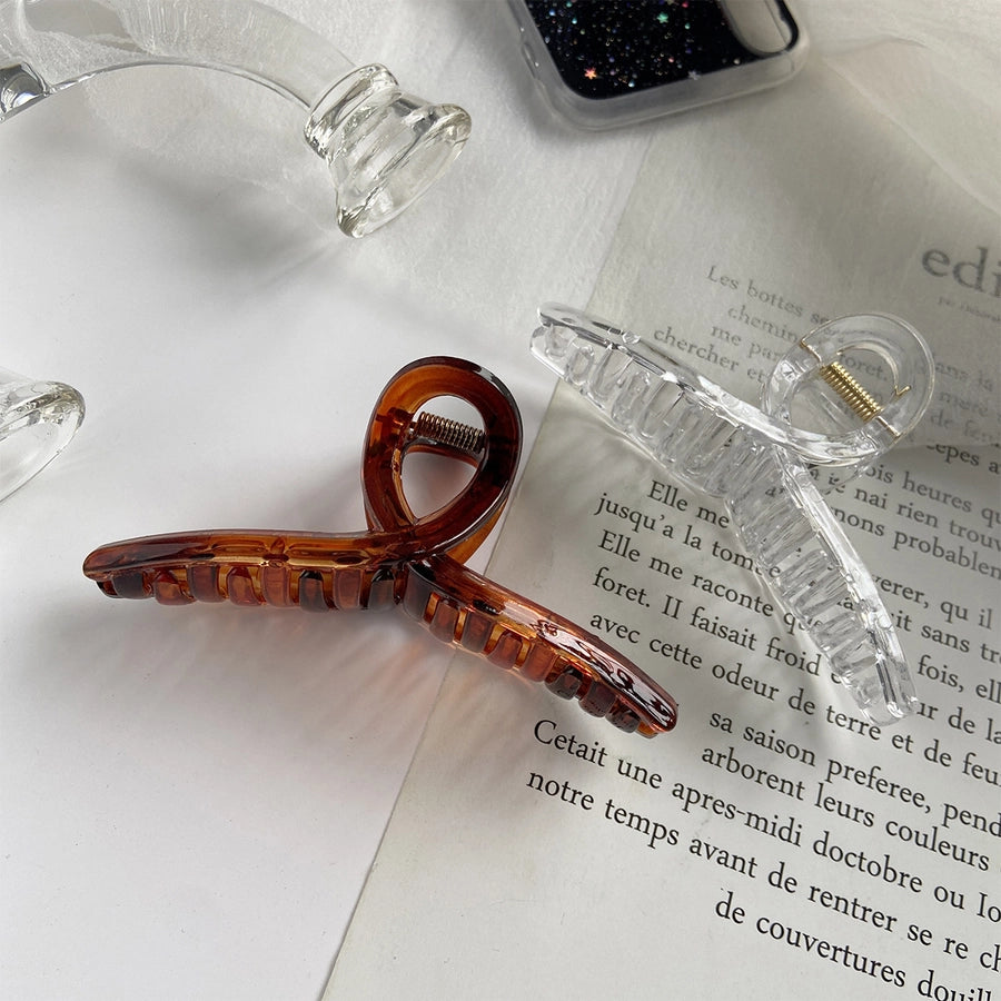 simple crystal transparent hairpin