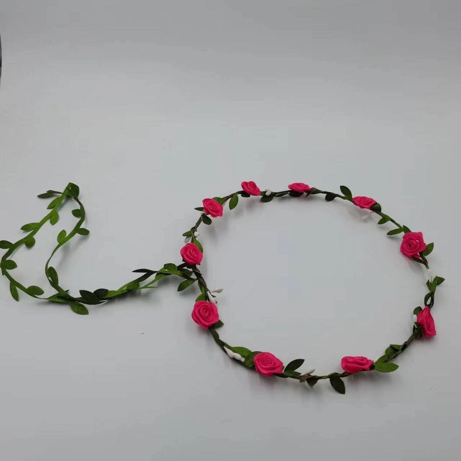 Women's Pastoral Flower Cloth Hair Band