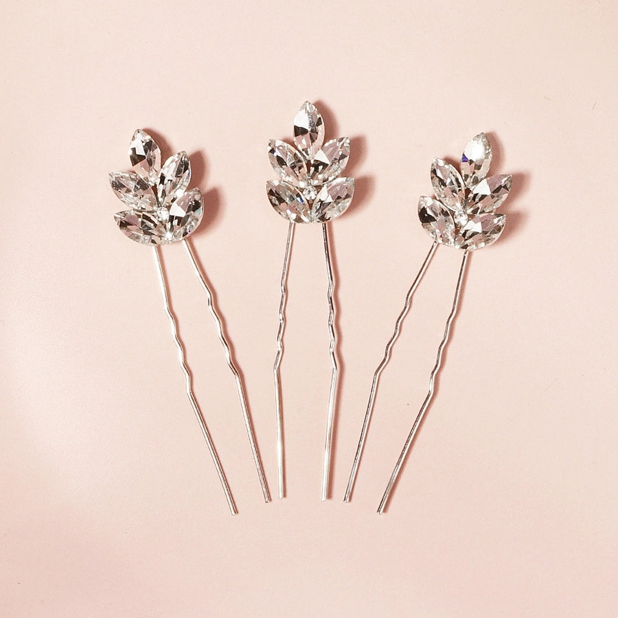 Antique U-shaped Hairpin Hair Accessories Simple Rhinestone Pin Hairpin Photography Portrait High-end Hair Hairpin