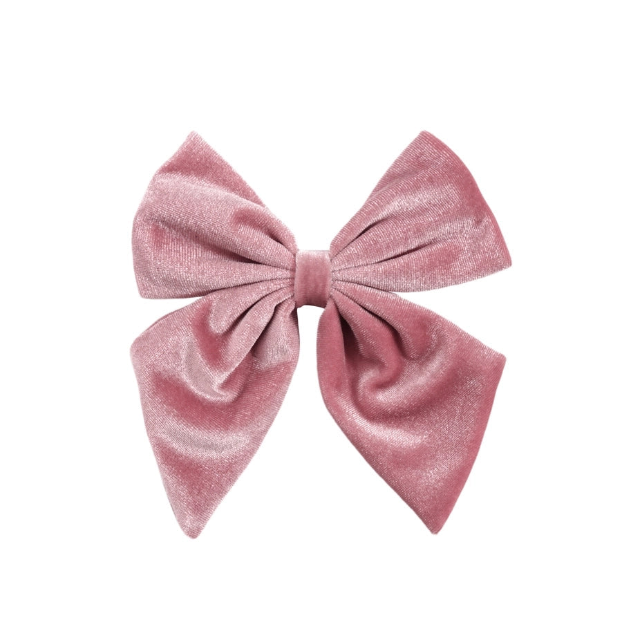 Women's Retro Bow Knot Flannel Hair Clip