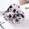 simple style color block acetic acid sheets carving hair claws 1 piece