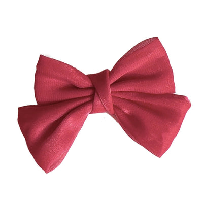 Girl'S Vacation Sweet Bow Knot Cloth Braid Hair Clip