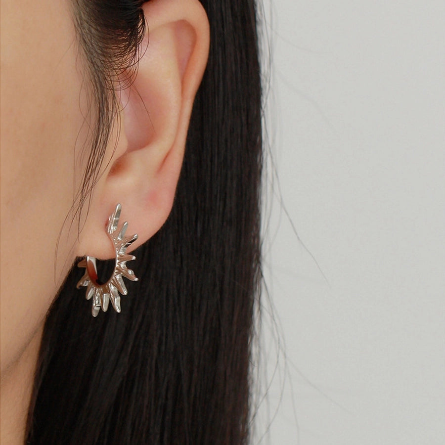 1 Pair Simple Style Classic Style Geometric Plating Copper Earrings