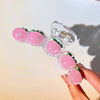 Women's Cartoon Style Peach Strawberry Plastic Resin Hair Claws