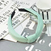 wide-brimmed fabric knit cross knotted headband nhof150088