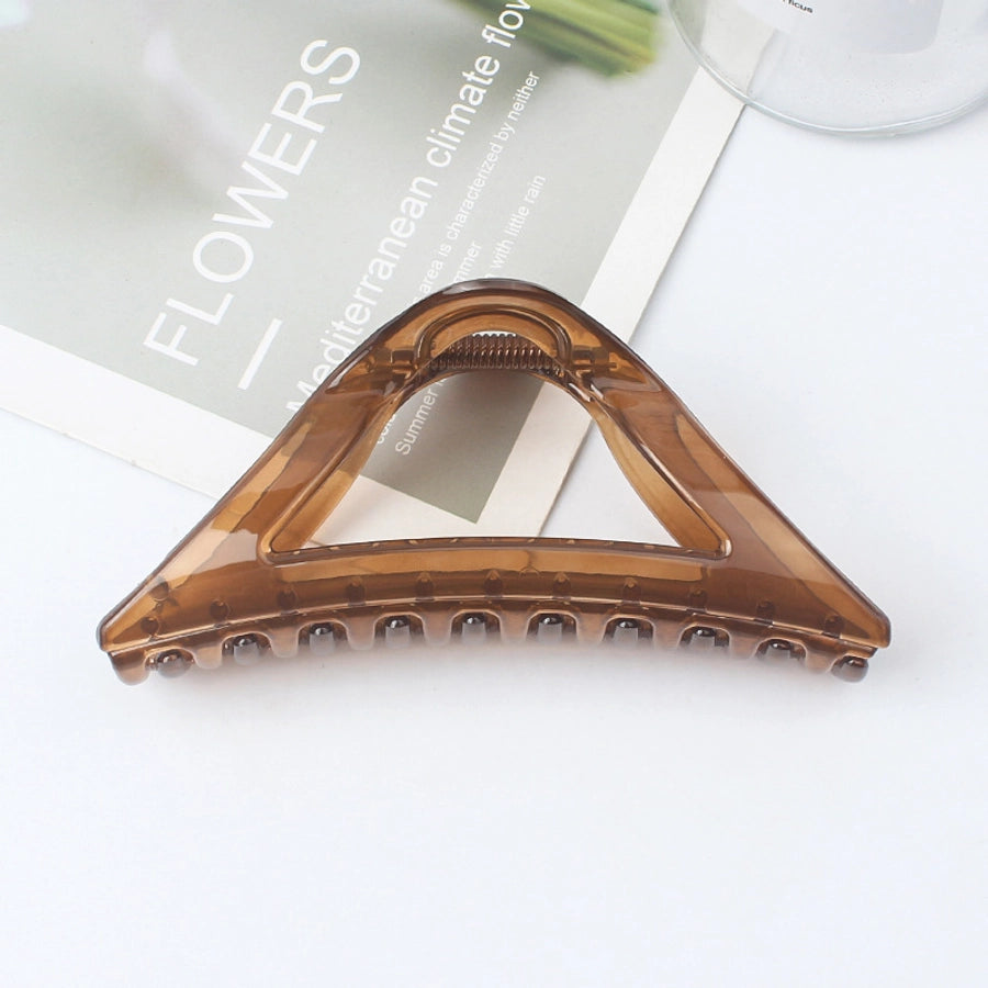 simple style triangle arylic stoving varnish hair claws 1 piece