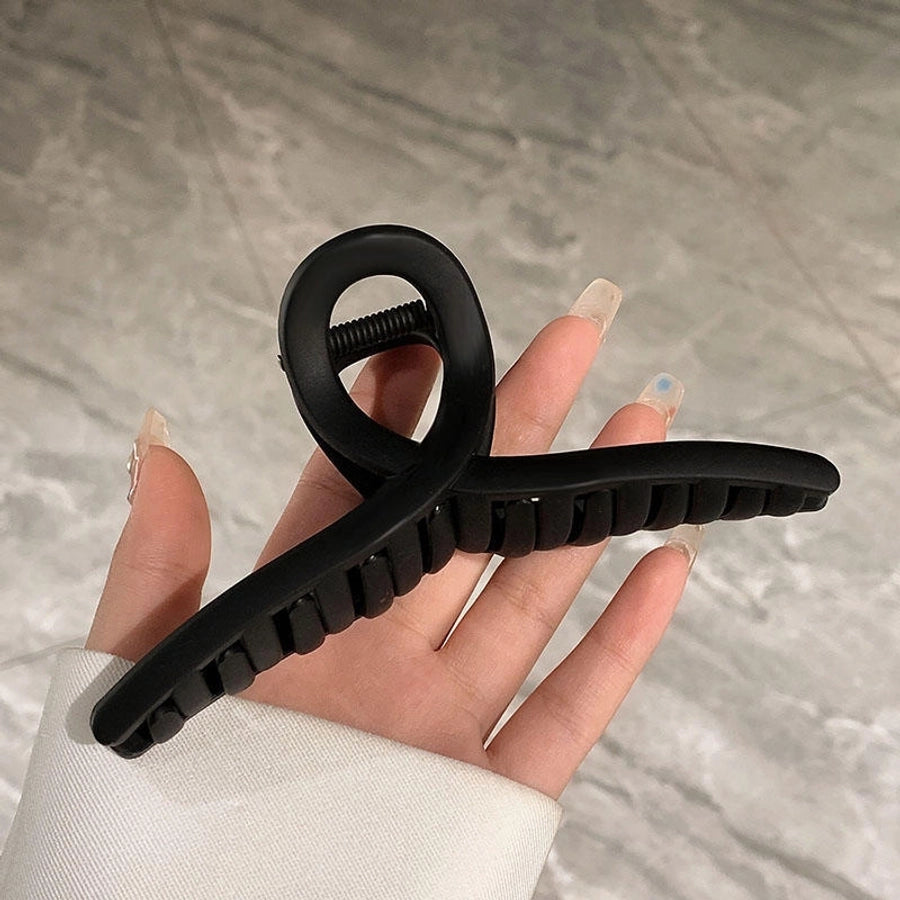 new 15CM oversized frosted hair clip female shark clip high-grade hair volume multi-head updo hair clip