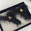 funny artistic solid color plastic resin hair claws