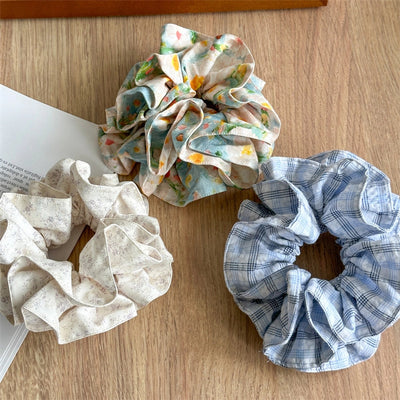 Women's Simple Style Classic Style Color Block Cloth Handmade Hair Tie