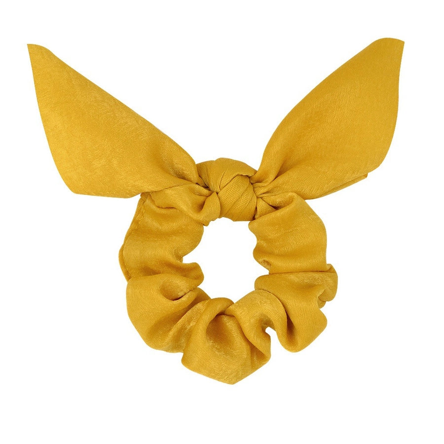elegant basic simple style solid color cloth hair tie