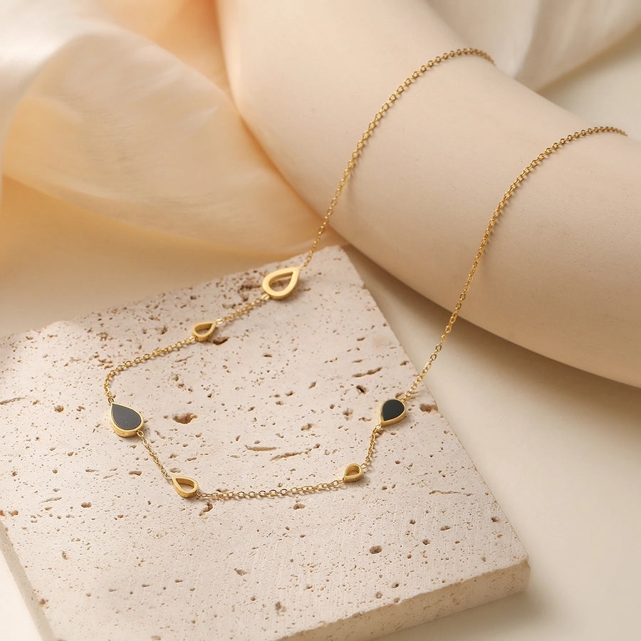 Jewelry Simple Style Commute Geometric 304 Stainless Steel Pendant Necklace