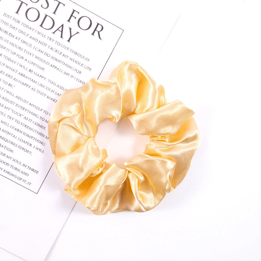 simple style solid color cloth hair tie