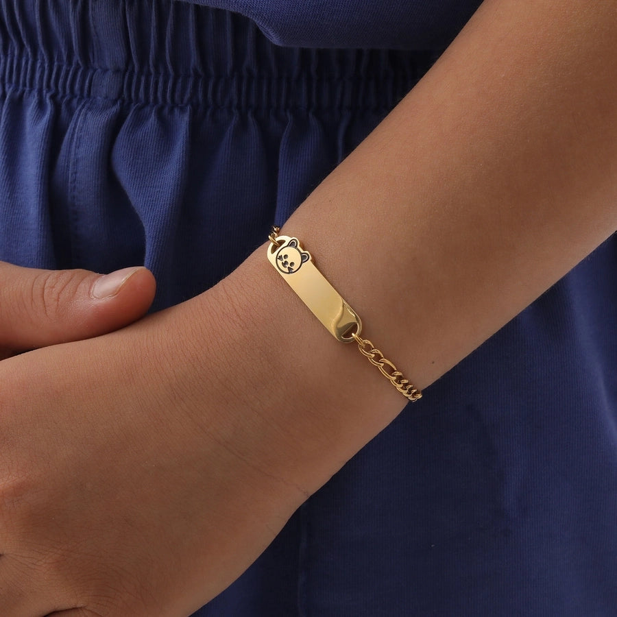 Basic Car Heart Shape Crown 304 Stainless Steel 18K Gold Plated Bracelets In Bulk