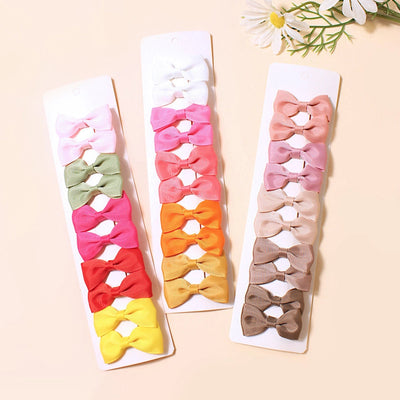 Women's Sweet Korean Style Bow Knot Polyester Hair Clip