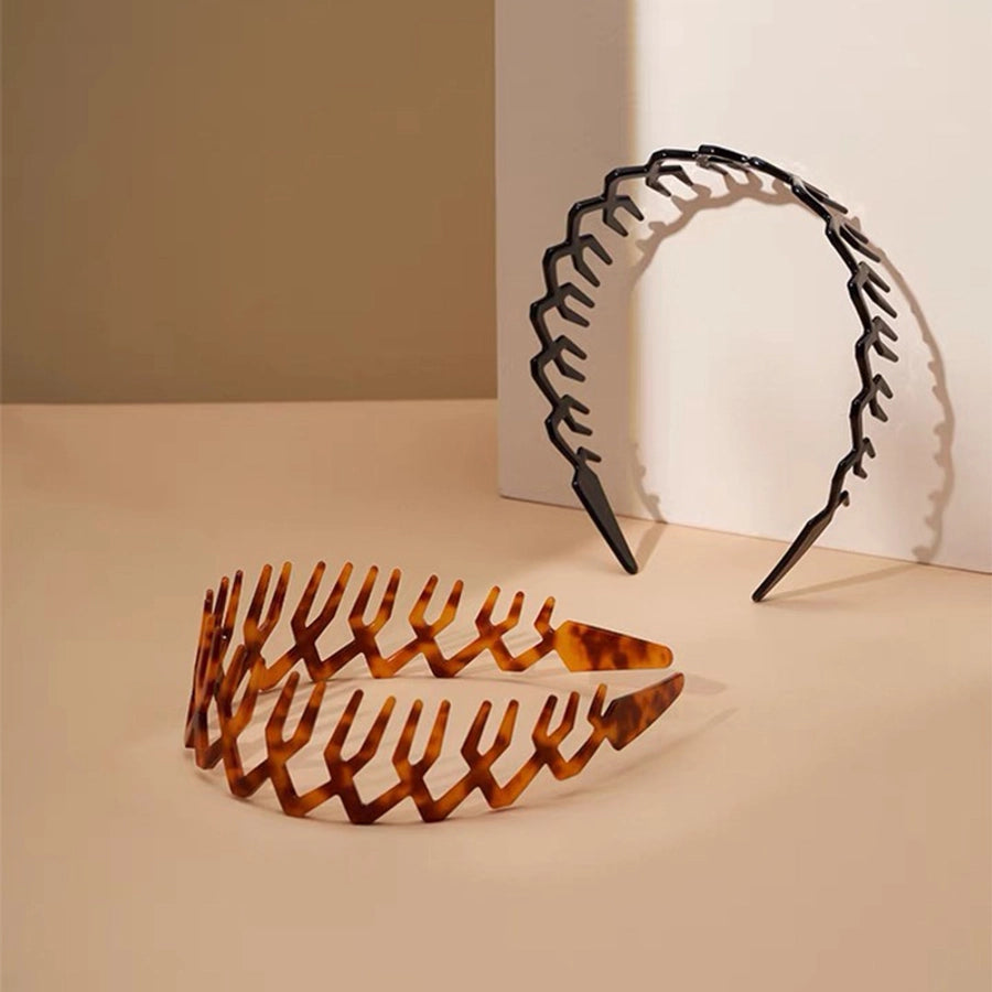 fashion simple wave wide-brimmed geometric shape headband